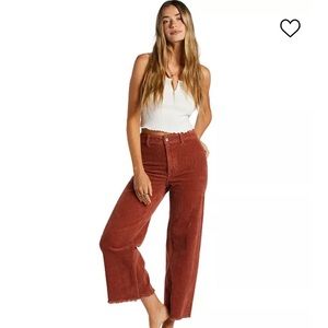 Billabong Free Fall Corduroy Wide-Leg Pants